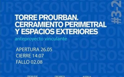 Concurso Nacional de Anteproyectos TORRE PROURBAN. Cerramiento perimetral y espacios exteriores