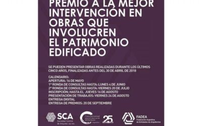 Convocatoria Premio SCA