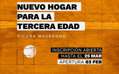 Concurso Regional de Anteproyectos Nuevo Hogar para la Tercera Edad
